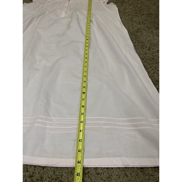 MISS ELAINE Short Cap Sleeve Pink Nightgown Pajama Dress Soft Eyelet Ribbon 2X - Picture 9 of 9